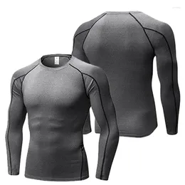 Men's T Shirts Summer Wholesale Custom Logo Mens Activewear Round Neck Sports Compression Fitness Quick Dry Running Shirt For Men