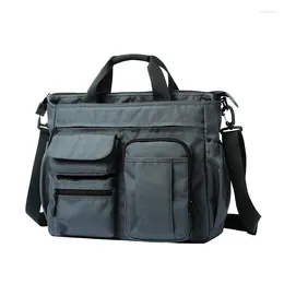 Briefcases Multifunctional Men's Briefcase Oxford Man Laptop Bag Fashion Men Handbags Male Shoulder Bags