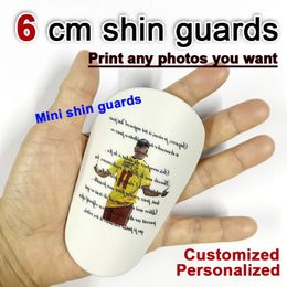 Customised Children Adult 5-8CM Super Mini Shin Guards Personal Po Customization Football Shinpads kids Christmas Gift 240124