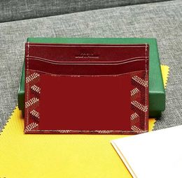 2024 Designer Men Card Holder With Pattern Print Luxury Short Wallet Leather Purse Men Women Credit Clutch Mini Bag Cardholder Designer Case