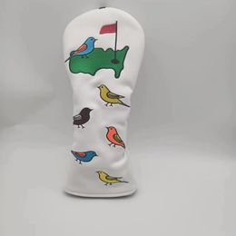 The Bird Birds Golf Club Head CoversColorful Birdie Golf Driver Fairway Wood Headcovers for Driver No.1/Faiway No.3/5 /forUT 240202