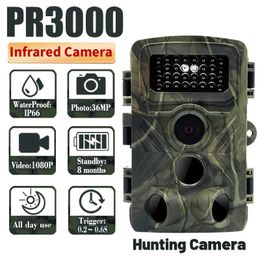 Trail Camera 36MP 1080P Wildlife Scouting Camera with IR Night Vision Waterproof 240126