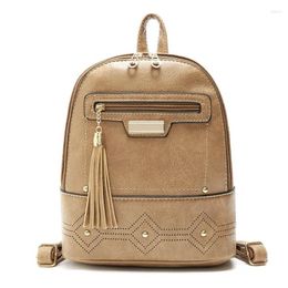 School Bags Backpack Handbag Fashion Baita Ladies Tassel Hollow Trend Mochilas Para Mujer Cute