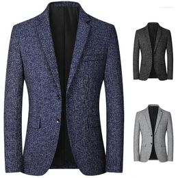 Men's Suits Business Casual Solid Color Suit Jacket Fashion Slim