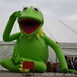 wholesale New Design Inflatable Green Frog Animal Model With Air Blower For Advertising/ Party/Show Decoration Made By Ace Air Art 002