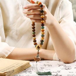 Strand Natural Root Duobao Hand-Held Beads Women's Hand Toy Bodhi Seed Buddha Men's Bracelet