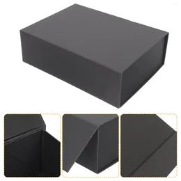 Gift Wrap Valentine'S Day Surprise Magnetic Box Boxes Packaging Cardboard Keepsake Folding Black With Lid For Halloween Wedding