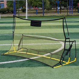 Fast Pass Rebounder Soccer Trainer 1821m Football Team Training Net Volley Passing First Touch Receiving with Frame 240127