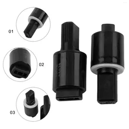 Toilet Seat Covers Home Fixtures Rotary Damper Torque Improvement Hinges Plastic 2pcs/set Black For Seats Brand