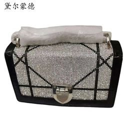 Small Crossbody Shoulder Wedding New Casual Korean Version Diamond Inlaid Chain Bag Women s factory direct sales