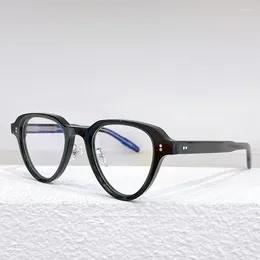 Sunglasses Frames Japanese Brand Cateye Acetate Glasses Men Designer Luxury Classical Tortoise Handmade Eyeglasses VECTOR-002 Eyewear