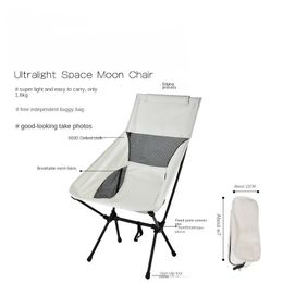 Portable Folding Fishing Chair Maximum Load Bearing 90kg Steel Pipe Reinforcement Comfortable Beach Chair Camping Chair 240125