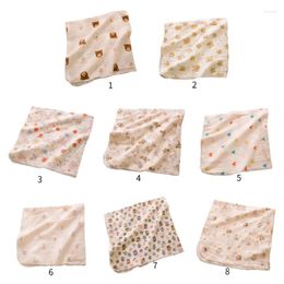 Blankets Baby Swaddle Wrap Gauze-Cotton Print Blanket Infant Bath Towel Crib Bedding Non-fluorescent Born