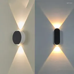 Wall Lamps Nordic LED Sconce Lamp Living Room Bedroom Bedside Aisle Balcony Aluminum Lights Indoor Home Decor Lighting