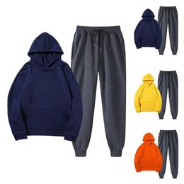 Men's Tracksuits Women With Pants Hoodie Leisure Winter Fleece Hooded H Suits Haptic Men Formal 3 Piece T 6 Suit