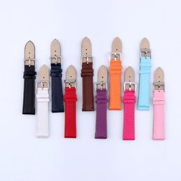 Watch Bands 10PCS Watchband In 1 Bag 10 Colours Purple Red Black White Pink Brown Coffee Royal Blue Rose