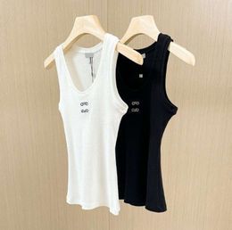 designer t shirt woman LOWE cropped top knits Tankem broidered womens tops sexy sleeveless sport Tee yoga summer tees vests Fitness Anagram Sports Bra Mini 1132ess