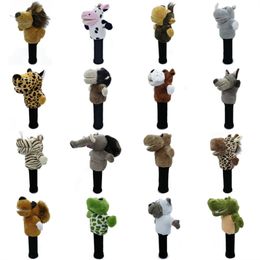All Kinds Of Animals Golf Head Covers Fit Up To Fairway Woods Men Lady Golf Club Cover Mascot Novelty Cute Gift 240202
