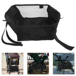 Stroller Parts Car Buggy Pushchair Basket All Purpose Cup Holder Bottom Organizer For Diaper