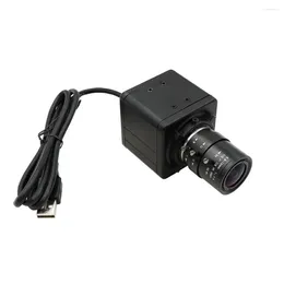 Global Shutter High Speed 120fps Color CS Mount Varifocal 2.8-12mm UVC Plug Play Driverless USB Camera With Mini Case