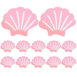 Bath Mats 12pcs Shell Designed Anti-Slip Shower Stickers Safety Sticker For Tub Stairs