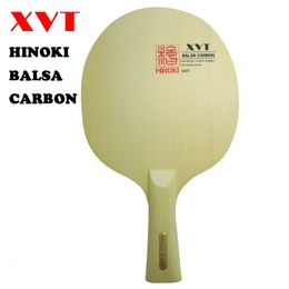 XVT HINOKI BALSA Carbon Table Tennis paddle Blade Hinoki WoodBasla wood Cabon Fibre 240122