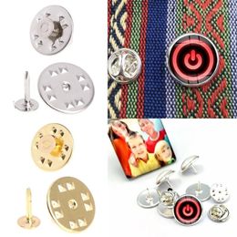 Hair Clips Multifunction Round For Butterfly Pin Backs 100x Tie Tack Clutch Pins Name Tags Toy DIY Crafts Jewelry Replacem