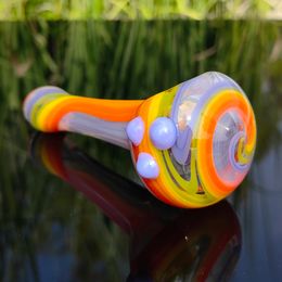 glass hand pipe bowl glass pipe 420 wig wag art glass smoking bowls pipes 4 Inch Pipes Dry Herb Glass Pipe Beads USA Colours Handmade