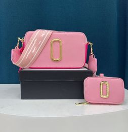 Designer saco mens instantâneo compras bolsa famosa câmera pequena bolsa crossbody mini mulheres sacos de ombro fivela de metal com carteiras mj0215