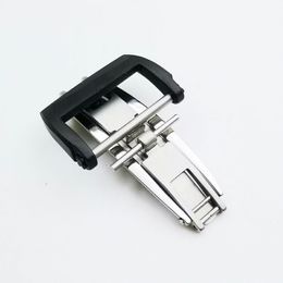 20mm Stainless Steel Folding Deployment Clasp for RM Rubber Leather Watch Band Strap2242