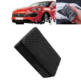 Car Wash Solutions 1pc Black Clay Bar Pad Sponge Block Cleaning Eraser Wax Polish Tools Volcanic Mud With Box