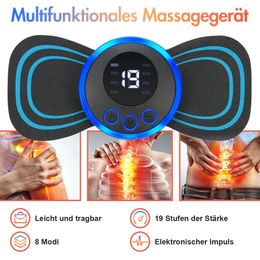 EMS Device EMS Training Device with 8 Modes19Intensity Wireless Neck Massager Massager for Neck Back Shoulder 240202