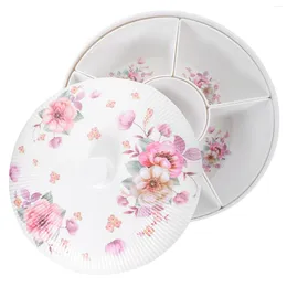 Dinnerware Sets Storage For Kitchen Tray Parties Appetiser Trays Dried Fruit Box Plates Serving Party Melamine Snack