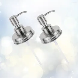 Liquid Soap Dispenser 4 Pcs Handwashing Fluid Man Rose Gold Hangers Stainless Steel Lids