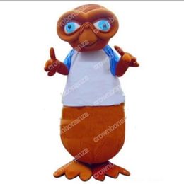 Performance alien Mascot Costumes Halloween Cartoon Character Outfit Suit Xmas Outdoor Party Outfit Unisex Promotional Advertising Clothings