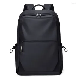 Backpack JBTP 15.6 Inch Business Laptop For Men Women Simple Urban Back Pack Male Black Youth Student Schoolbag Waterproof