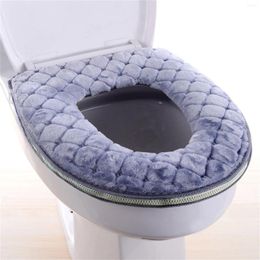 Toilet Seat Covers 17 14.65 In Cover Pads Washable Cushion Mat Winter Soft Warm H Lid