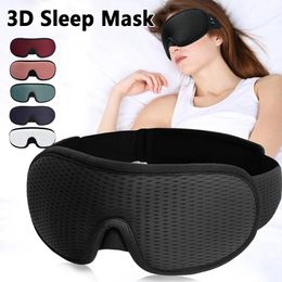 3D Sleeping Eye Mask Block Out Light Soft Padded Travel Shade Cover Rest Relax Sleeping Blindfold Eye Cover Sleep Mask Eyepatch 240127