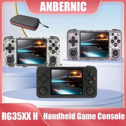 ANBERNIC RG35XX H Handheld Game Console Portable Playing Video Games 3.5 Inch IPS Screen 640*480 Screen Video Player Machine 240124