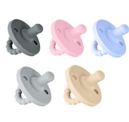 Baby Silicone Pacifier Retractable Baby Pacifier Baby Grade Nipple Dummy Infant Nursing Chewing Toys 5 Color8726233