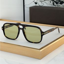 tortoise shell sunglasses tf glasses sunglasses womens New colours for Europe and America Doub bridge design Classic retro sty Good quality uv400