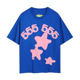 Shirt Spider Shirt Sp5der Designer T Shirt 2024 Summer for Men and Women Graphic Tee Clothing 555 Spider Tshirt Pink Black White Young Thug 55555 373