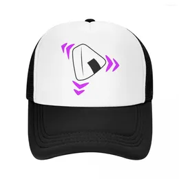 Ball Caps Okayus Onigiri Baseball Cap Hololive Mesh Net Hat For Men Women Hip Hop Trucker Hats Adjustable Peaked