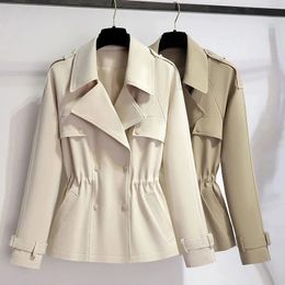 Women Jacket Windbreaker Autumn Casual Slim Coat Fashion StandUp Collar Ladies Bomber Raincoat Outerwear 240123