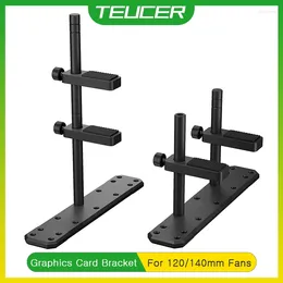 Computer Coolings TEUCER VC-3 Aluminum Alloy GPU Support Case Accessories Graphics Video Card Bracket For 12/14cm Fans