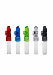 sell smoking accessories plastic acrylic tobacco snuff sniffer spoon snorter pendants smoking pipe kit tube vial container bo8652323