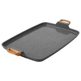 Pans Prairie Signature Cast Aluminium Double Griddle Charcoal Speckle