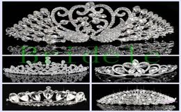 2020 New Arrival Fashion Korean Rhinestone Crystal Tiara Crown Bridal Wedding Accessories 1817210