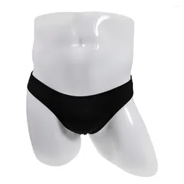 Underpants 1pc Fashion Men Briefs Lingerie Underwear G-string Thongs U-convex Pouch Elastic Waist Male Panties