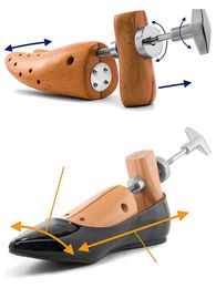 FamtiYard 1Pcs Wooden Shoe Tree For Men and Women Shoes Expander adjustable Stretcher Shaper Rack Sawol 100 Natrual Beech 240125